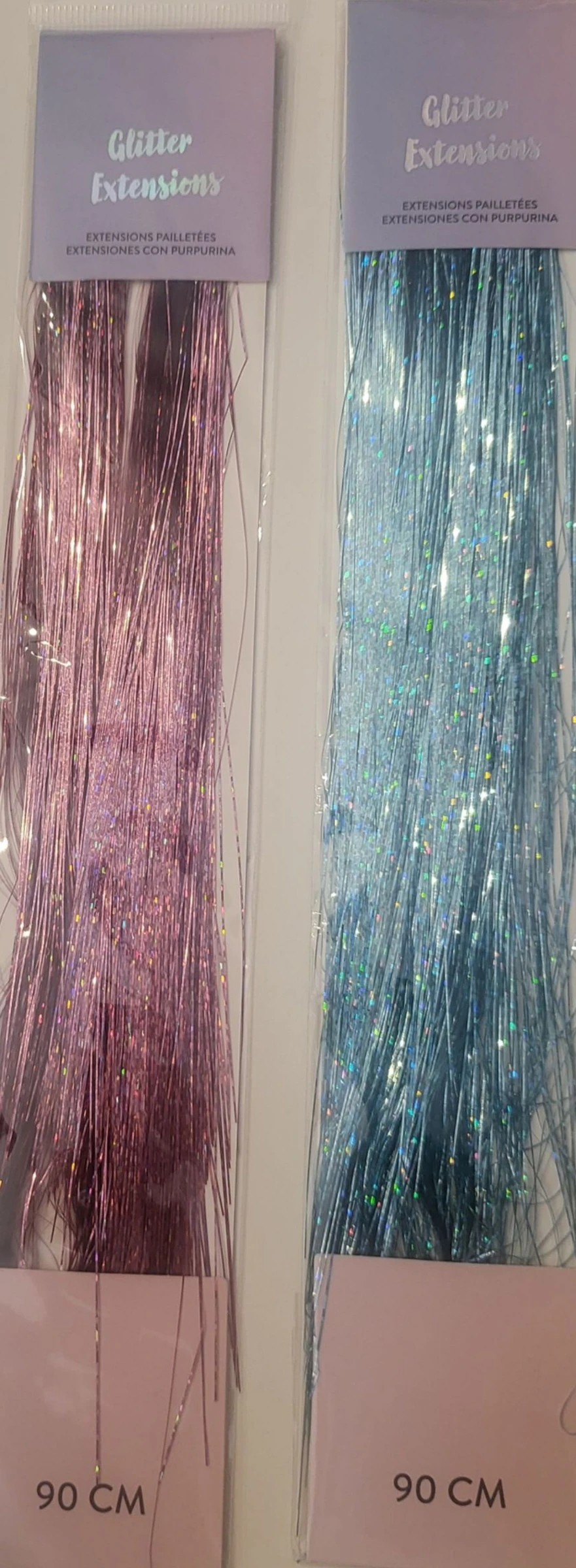 Synthetic glitter hair extension – photo 3